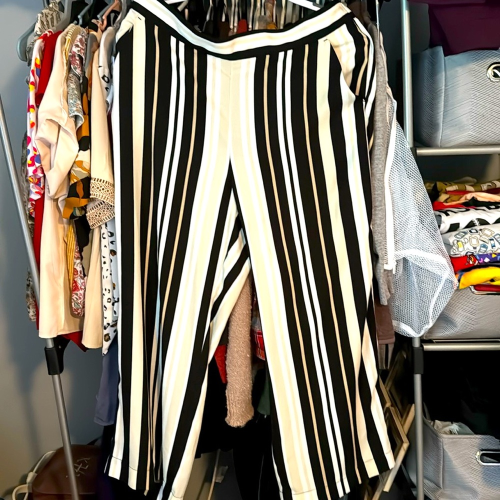 Loft Wide Legged Crop pants
